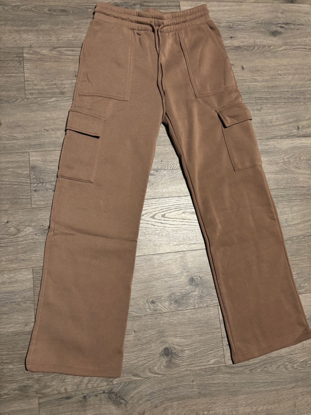 Fashion Nova Women's Wide Leg Cargo Pants - Brown